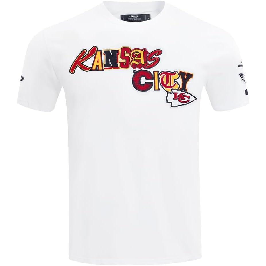 imagePro Standard Mens NFL Kansas City Chiefs City Ransom Short Sleeve Tee White L