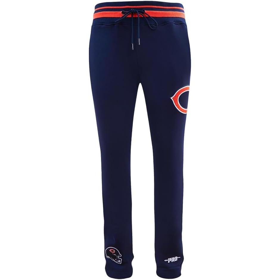 imagePro Standard Mens NFL Mash Up SweatpantMidnight NavyOrangeMidnight Navy