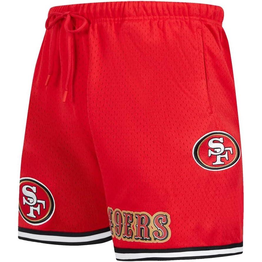 imagePro Standard Mens NFL Mesh ShortRedBlack