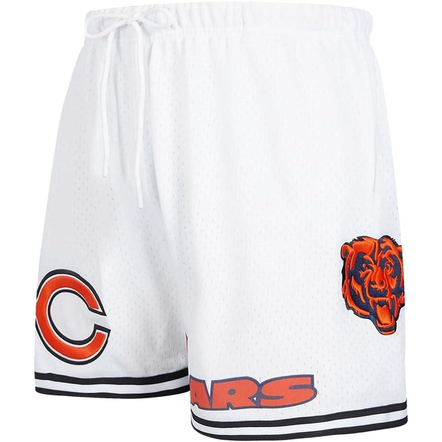 imagePro Standard Mens NFL Mesh ShortWhiteMidnight Navy