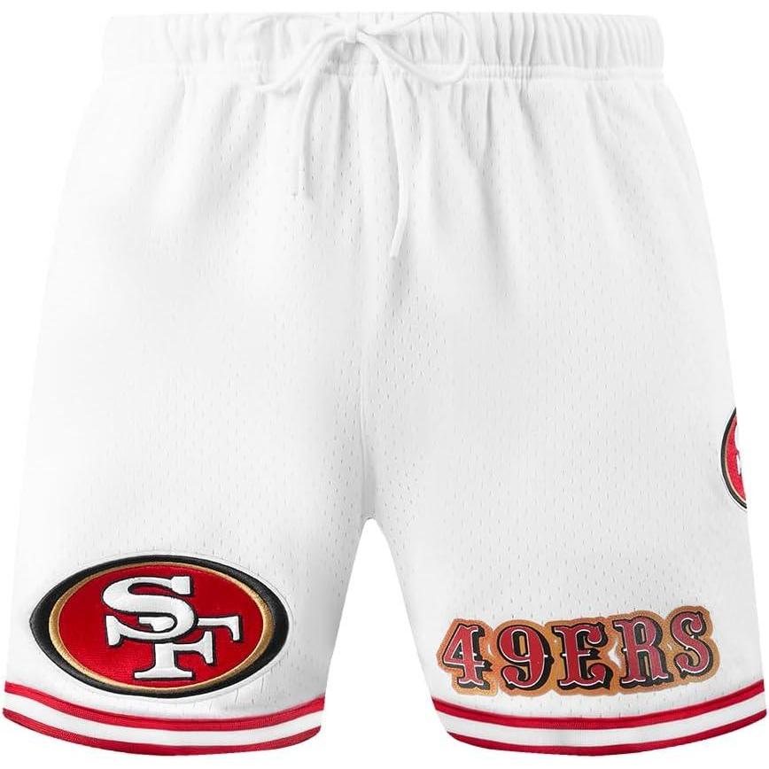 imagePro Standard Mens NFL Mesh ShortWhiteRed
