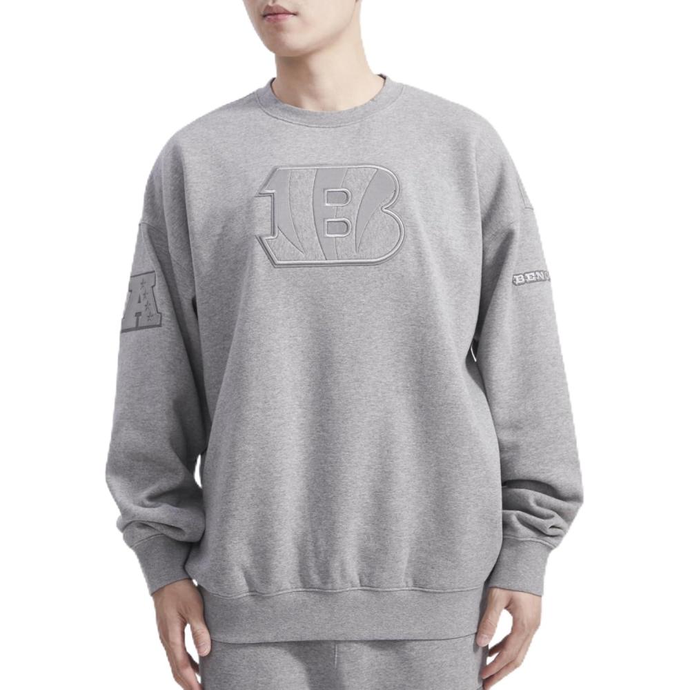 imagePro Standard Mens NFL Neutral Fleece Crewneck SweatshirtGrey