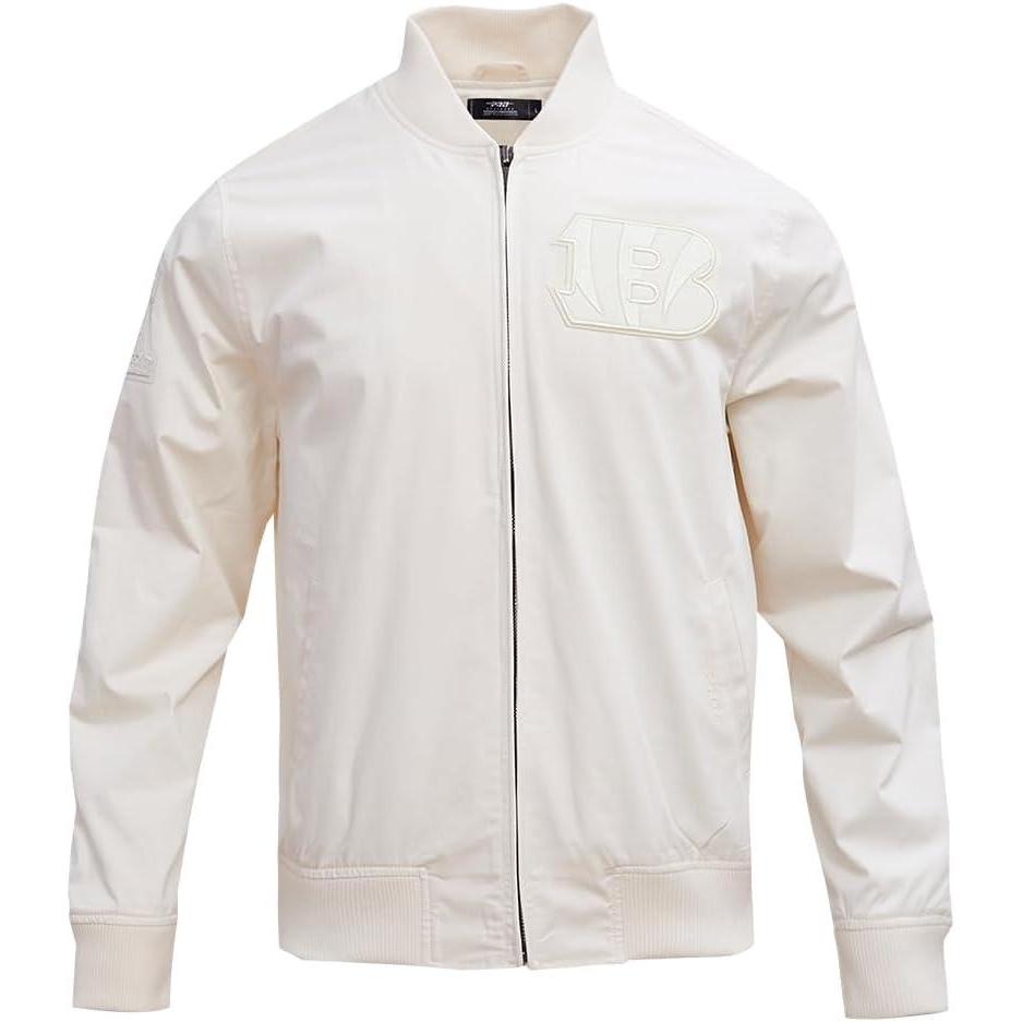 imagePro Standard Mens NFL Neutral Twill JacketCincinnati Bengals Cream