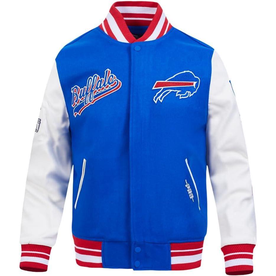 imagePro Standard Mens NFL Script Tail Varsity JacketBlue