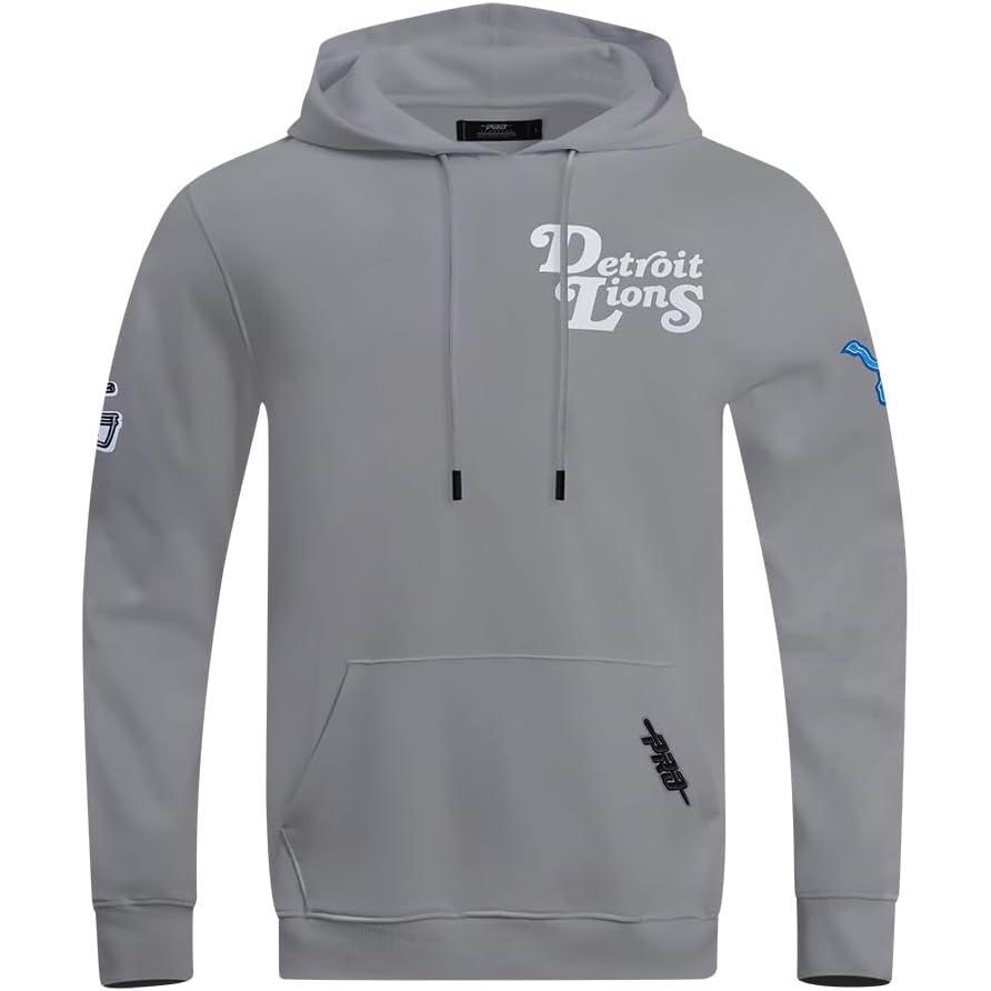 imagePro Standard Mens NFL Souvenir Brushed Back French Terry Pull Over HoodieGrey