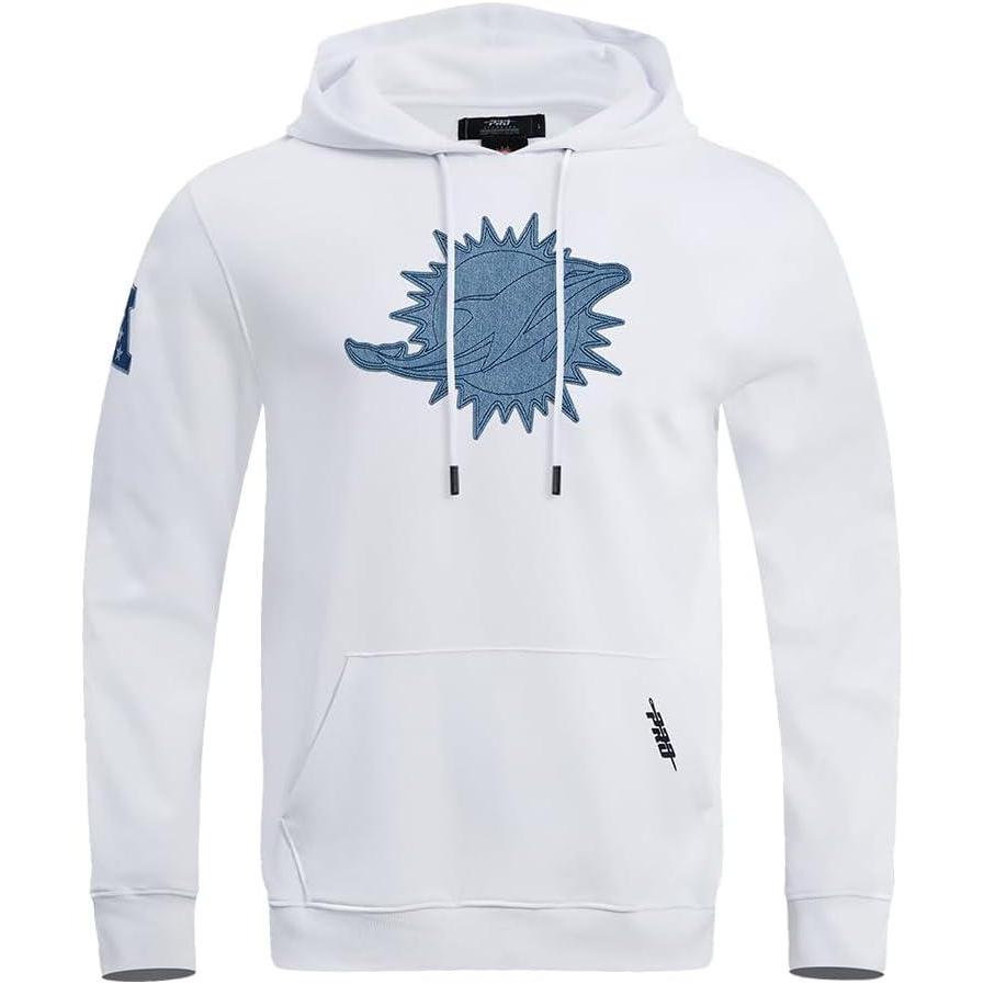 imagePro Standard Mens NFL Varsity Blues Brushed Back French Terry Pull Over HoodieWhite