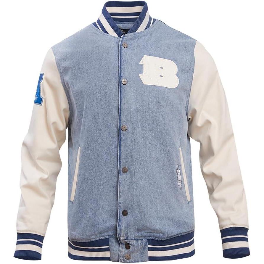 imagePro Standard Mens NFL Varsity Blues Denim JacketCincinnati Bengals  Denim