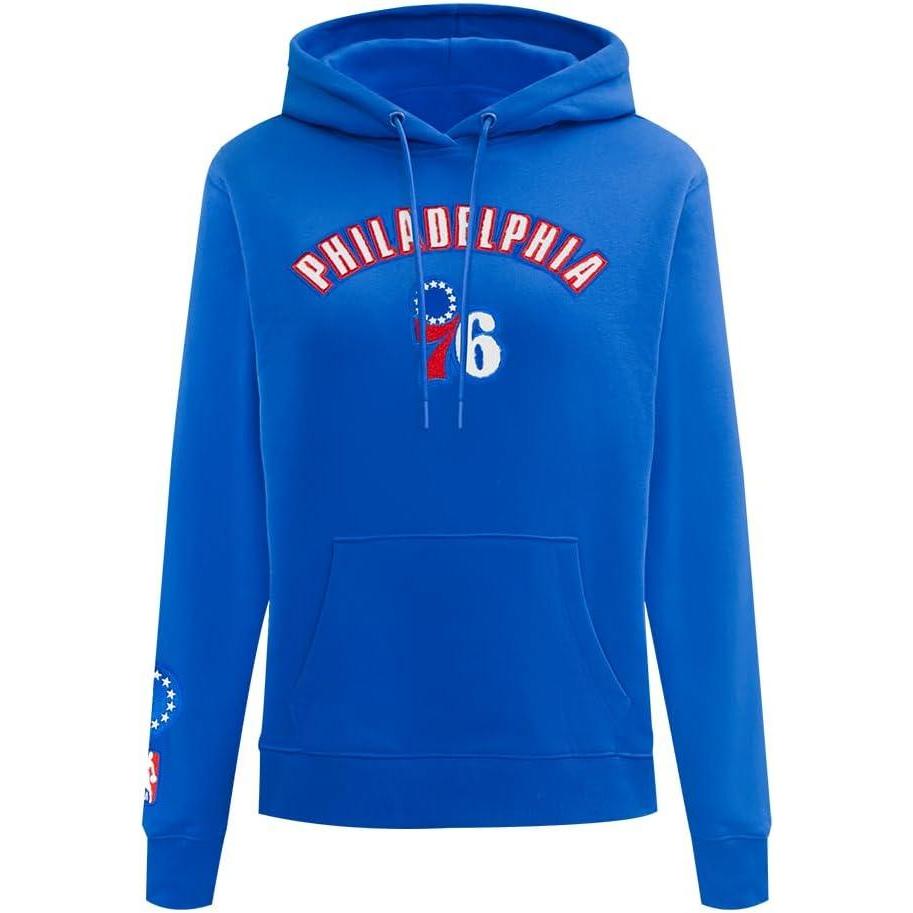 imagePro Standard Womens NBA Classic Chenille Pull Over HoodieRoyal Blue