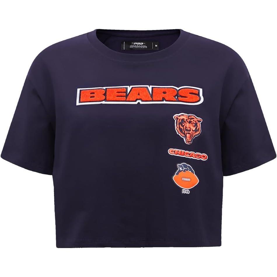 imagePro Standard Womens NFL Retro Classics Short Sleeve Boxy TeeMidnight Navy