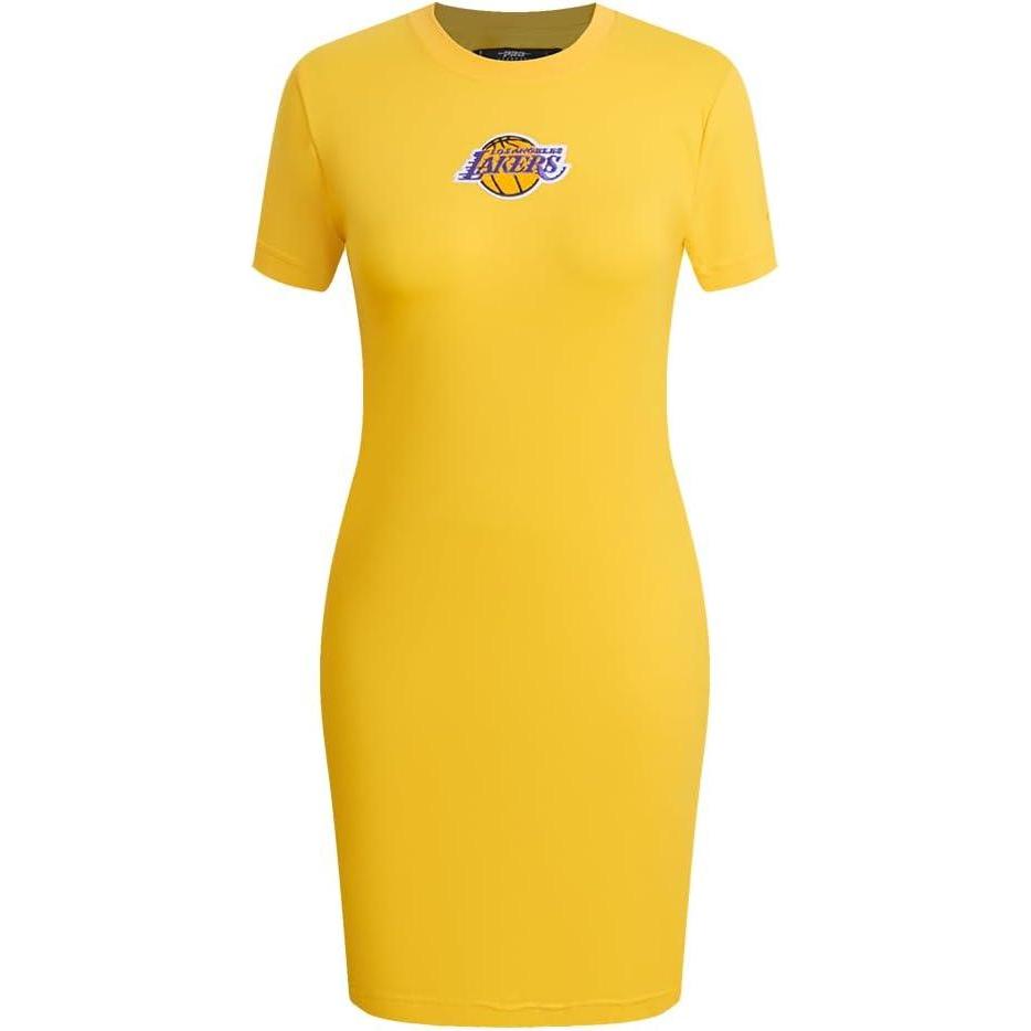 imageWomens NBA Classic Chenille Cotton Body Con DressYellow