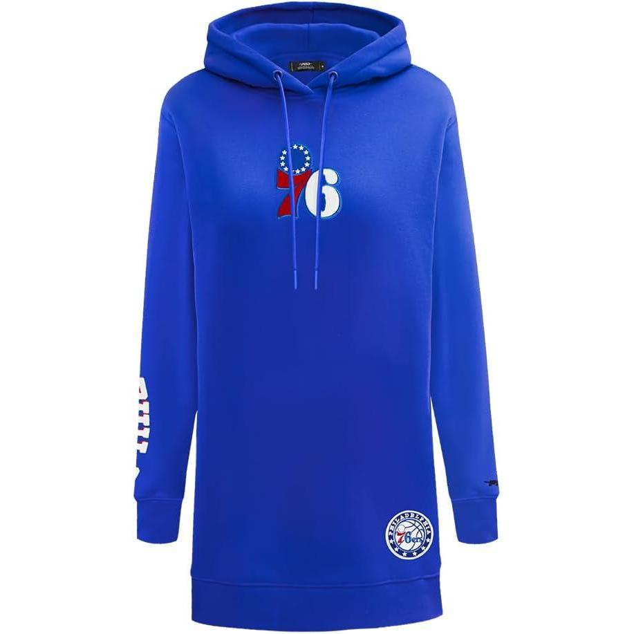 imageWomens NBA Classic Chenille Hoodie DressRoyal Blue