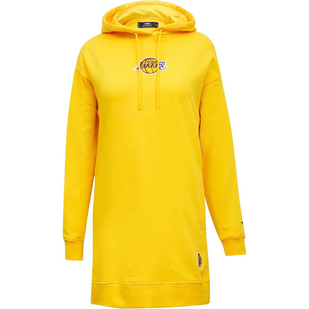 imageWomens NBA Classic Chenille Hoodie DressYellow