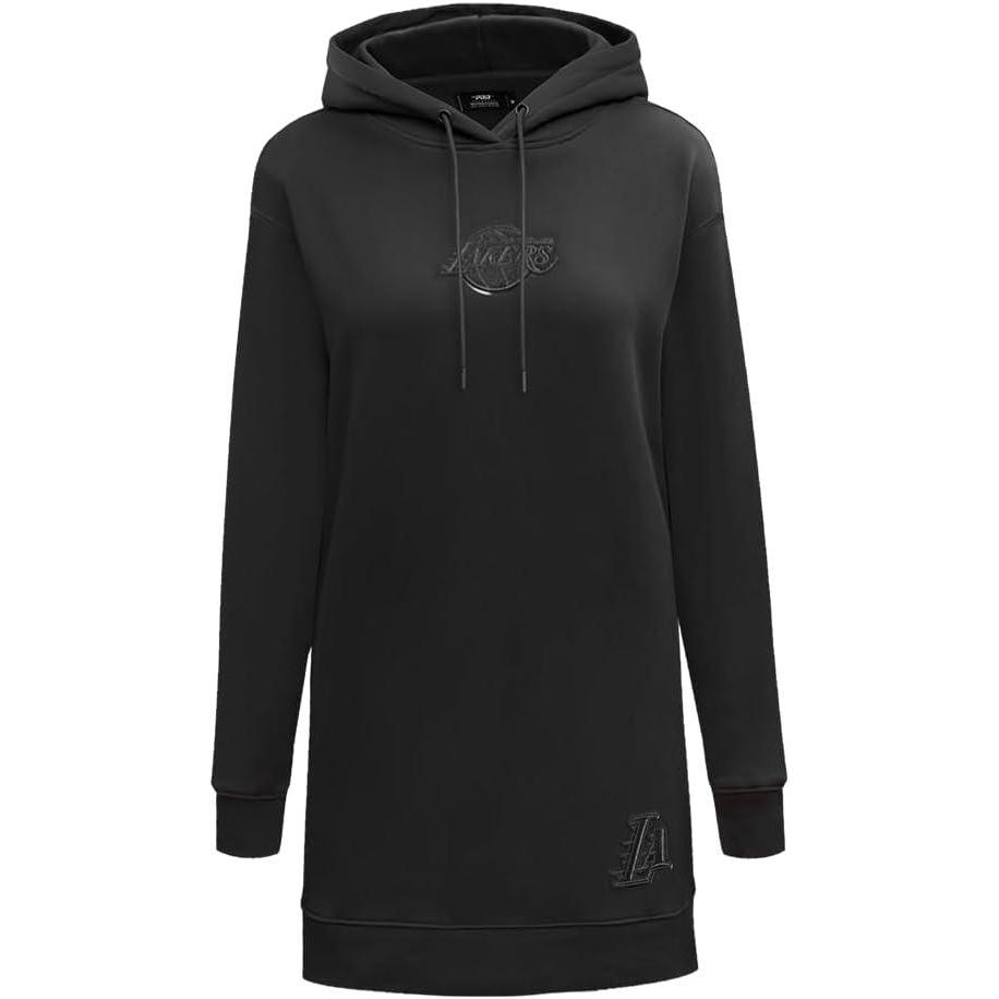 imageWomens NBA Classic Triple Black Hoodie DressBlack