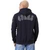 Mens NFL Rebel Athletics Brushed Back French Terry Pull Over Hoodie(Black)