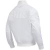 Mens NFL White Out Satin Jacket(White)