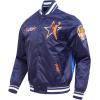 PRO STANDARD Mens WNBA All Star Satin Satin Jacket(Midnight Navy)