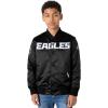 Pro Standard Big Boys NFL Classic Chenille Satin Jacket(Black)