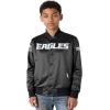 Pro Standard Big Boys NFL Classic Chenille Satin Jacket(Black)