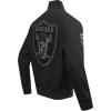 Pro Standard Men’s Black Las Vegas Raiders Paint The City Twill Full-Zip Jacket