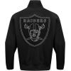 Pro Standard Men’s Black Las Vegas Raiders Paint The City Twill Full-Zip Jacket