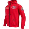 Pro Standard Mens NFL Area Code Varsity Jacket(Red)