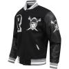 Pro Standard Mens NFL Best Of Varsity Jacket(Black/Gray)