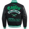 Pro Standard Mens NFL Best Of Varsity Jacket(Black/Green)