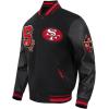 Pro Standard Mens NFL Best Of Varsity Jacket(Black/Red/Black)