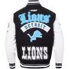 Pro Standard Mens NFL Best Of Varsity Jacket(Black/White)