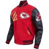 Pro Standard Mens NFL Best Of Varsity Jacket(Red/Black)