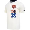 Pro Standard Mens NFL Chicago Bears Retro Cascade Shor Sleeve Tee Eggshell/Midnight Navy S