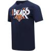 Pro Standard Mens NFL Chicago Bears Retro Elevation Short Sleeve Tee Midnight Navy XL