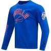 Pro Standard Mens NFL Classic Bristle Brushed Back French Terry Pull Over Hoodie(Blue)