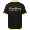 Pro Standard Mens NFL Classic Chenille Button Down(Black/Yellow)