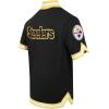 Pro Standard Mens NFL Classic Chenille Button Down(Black/Yellow)