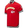 Pro Standard Mens NFL Classic Chenille Button Down(Red/Black)