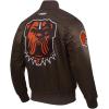 Pro Standard Mens NFL Classic Satin Jacket(Brown)
