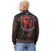 Pro Standard Mens NFL Classic Satin Jacket(Brown)