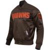 Pro Standard Mens NFL Classic Satin Jacket(Brown)