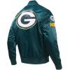 Pro Standard Mens NFL Classic Satin Jacket(Green)
