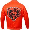 Pro Standard Mens NFL Classic Satin Jacket(Orange)