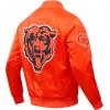 Pro Standard Mens NFL Classic Satin Jacket(Orange)