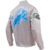 Pro Standard Mens NFL Classic Satin Jacket(Silver)