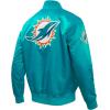 Pro Standard Mens NFL Classic Satin Jacket(Teal)
