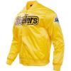 Pro Standard Mens NFL Classic Satin Jacket(Yellow)