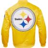 Pro Standard Mens NFL Classic Satin Jacket(Yellow)