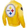 Pro Standard Mens NFL Classic Satin Jacket(Yellow)