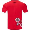 Pro Standard Mens NFL DIY Pick Stitch Short Sleeve Tee(Red)