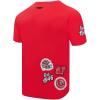 Pro Standard Mens NFL DIY Pick Stitch Short Sleeve Tee(Red)