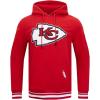 Pro Standard Mens NFL Mash Up Brushed Back French Terry Pull Over Hoodie(Red)